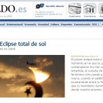 El Heraldo de Aragón anuncia un eclipse mediante un fotomontaje con signos islámicos / Spanish newspaper announces eclipse using Islamic symbols